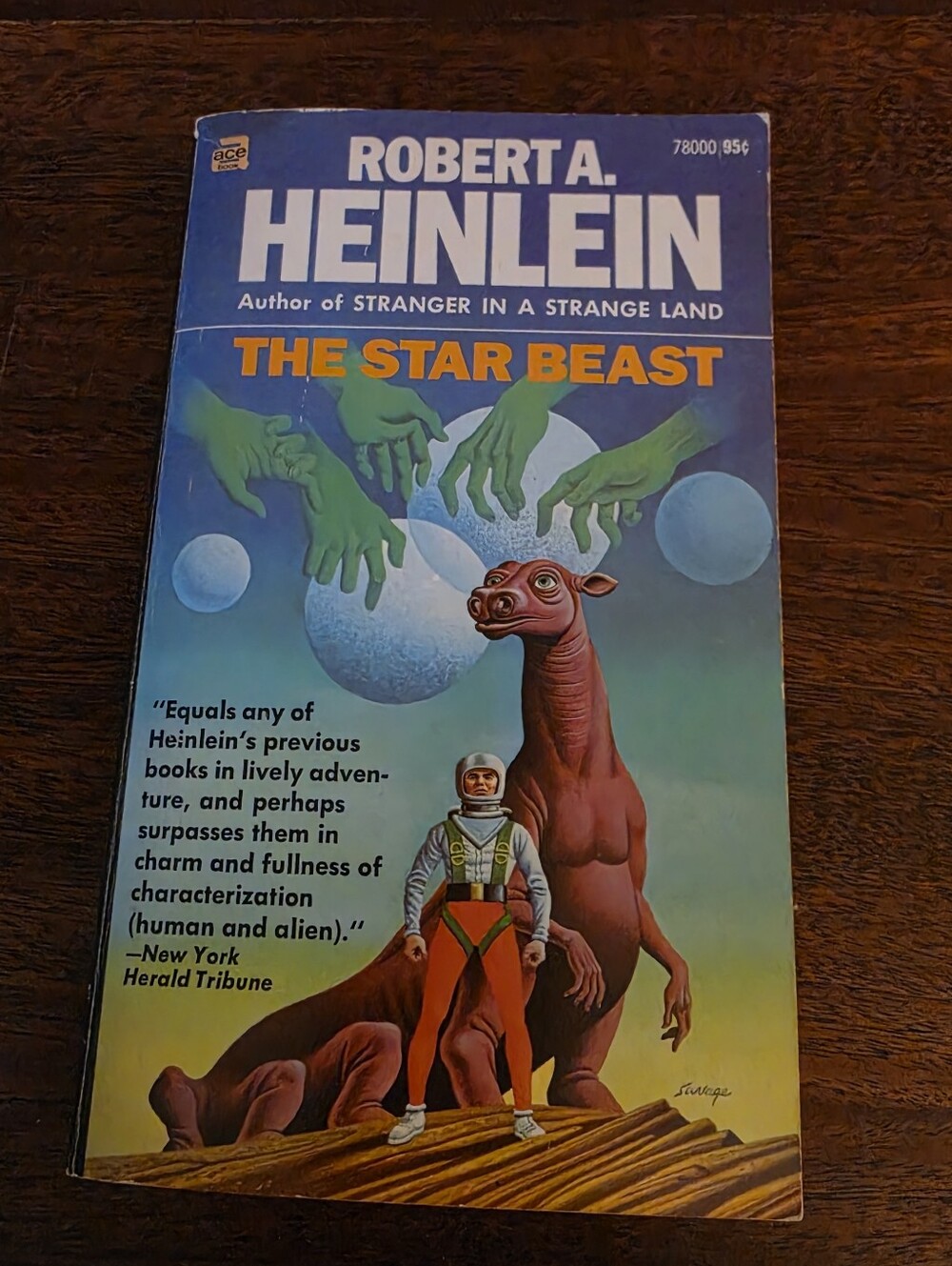 The Star Beast: By Robert A. Heinlein 1954 Ace Science Fiction Paperback